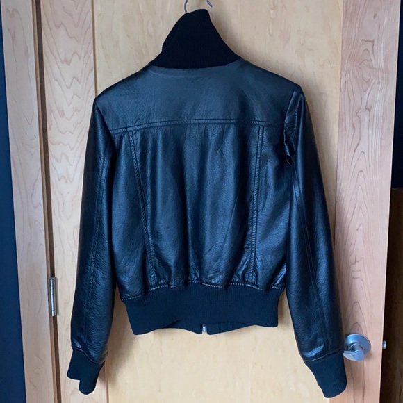 La Classic Couture Faux Leather Jacket - Picture 3 of 11